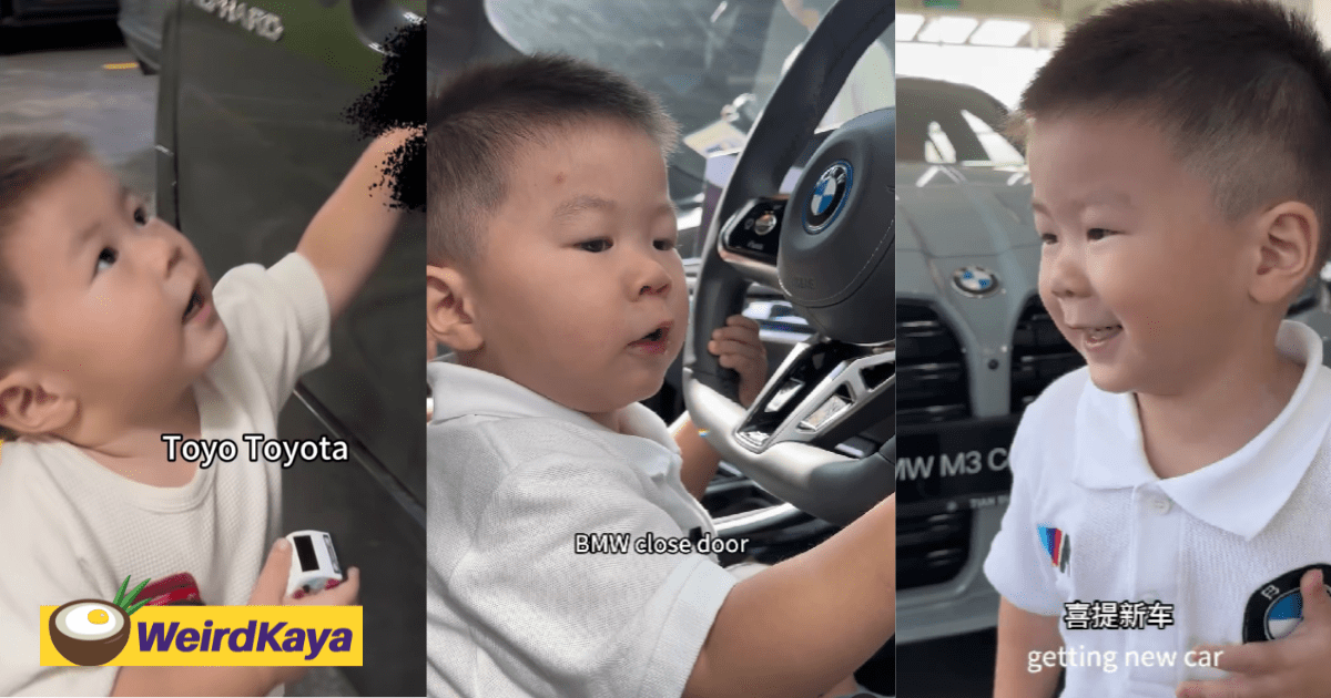 2yo M'sian Toddler Who Went Viral For Naming Car Brands Gets His Chance To Be A 'Salesman' At BMW