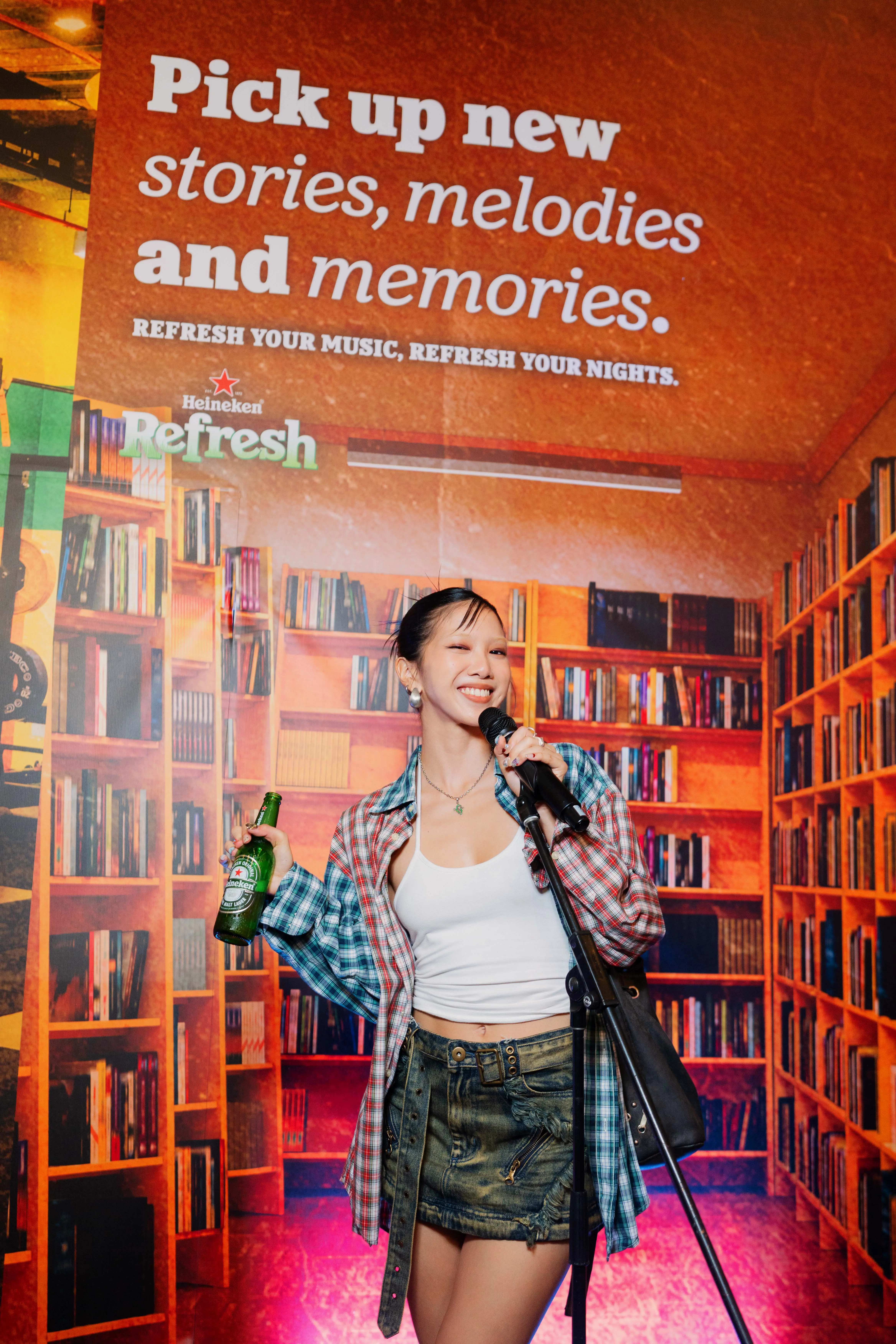 3_Heineken® Refreshing Sessions will transform everyday spaces—think lifestyle gyms, grocery stores, and bookstores—into unexpected music hotspots