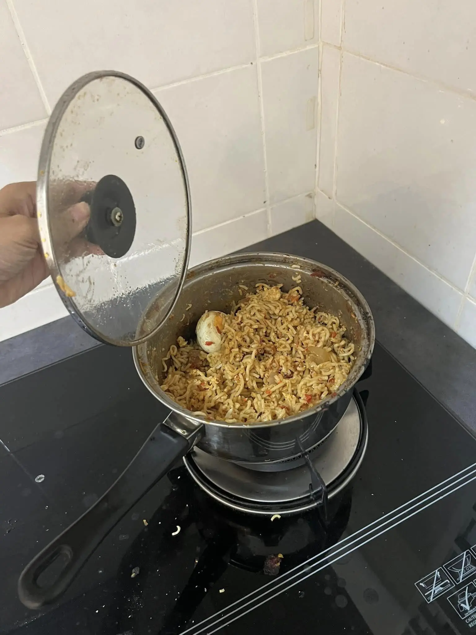Cooked food left at Airbnb