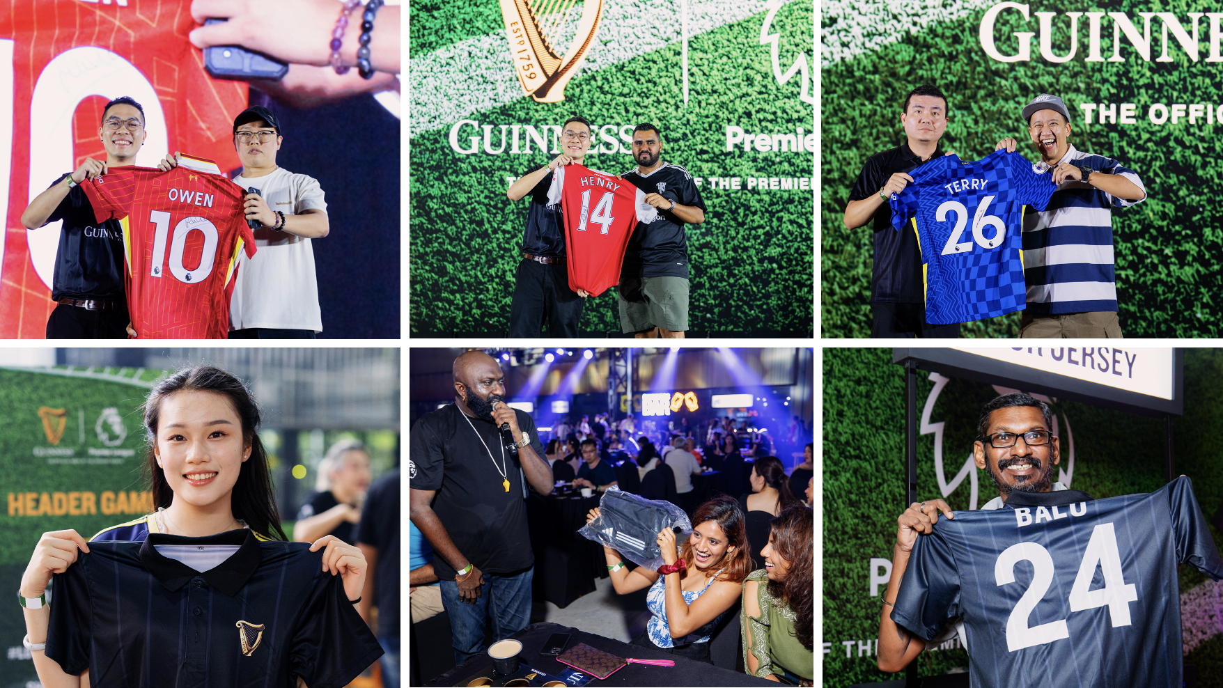 Prizes galore at Guinness Matchday! Attendees scored big with exclusive prizes, including signed jerseys from football legends, customisable Guinness jerseys, and limited-edition merchandise!