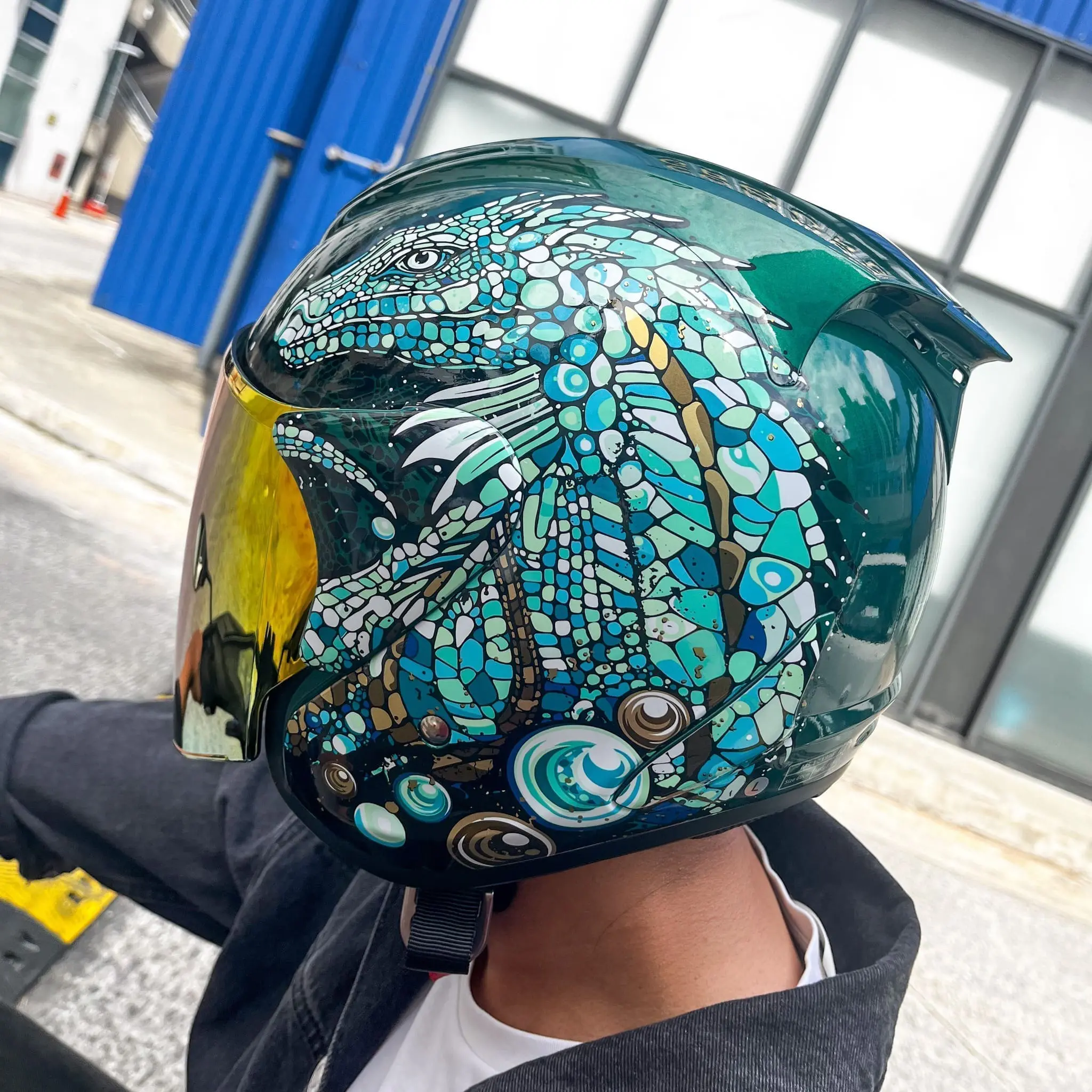 Gracshaw Malaysia helmet - AKHDAR