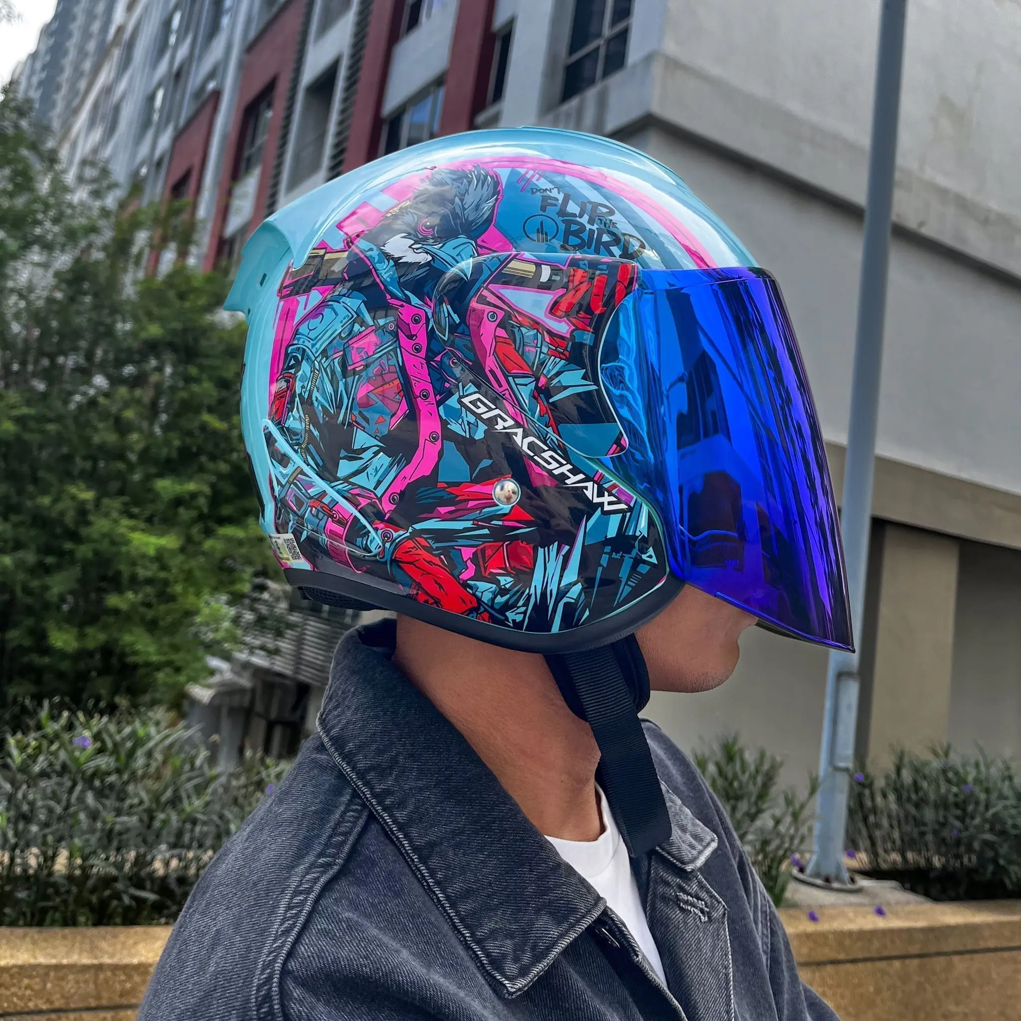 Gracshaw Malaysia helmet - TAKAO