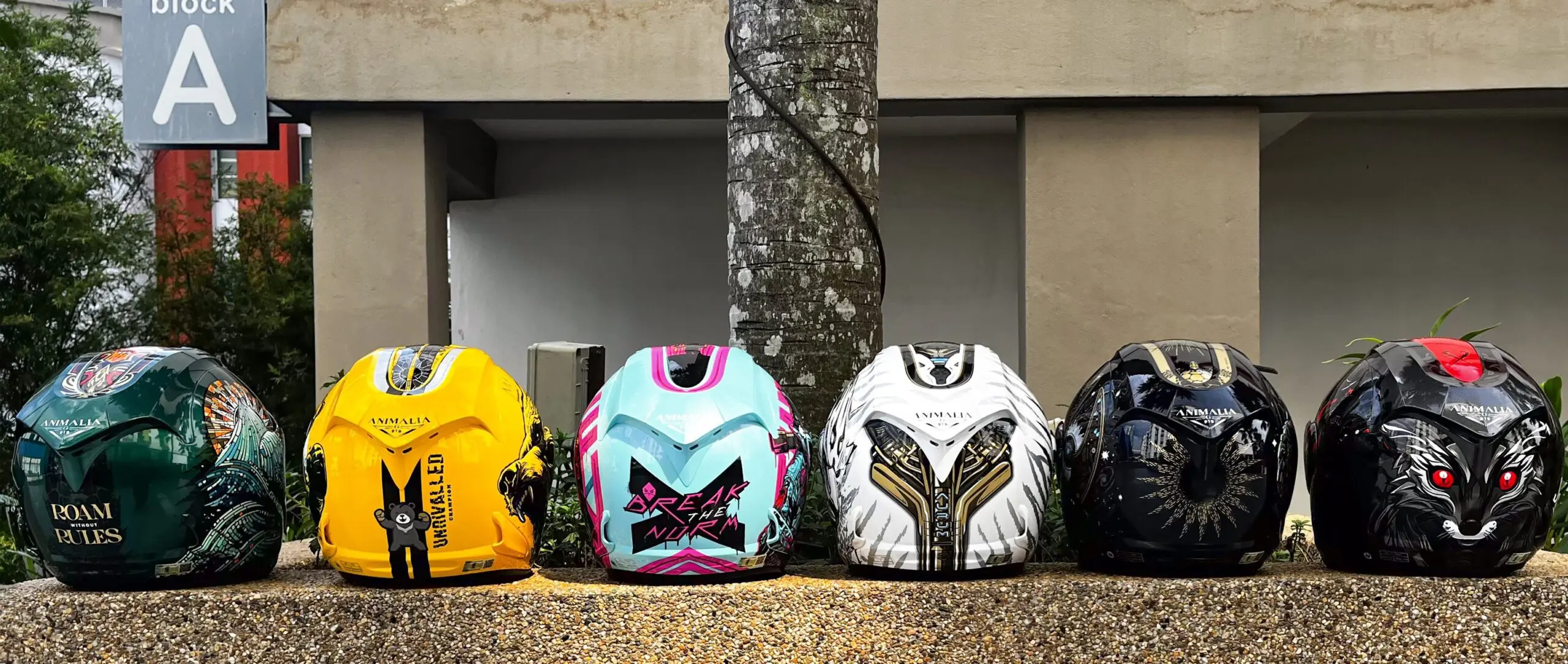 Gracshaw Malaysia helmets