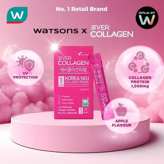 Korea’s No. 1 Collagen Brand, Ever Collagen, Is Now Available At Watsons – Here’s Why You Need It
