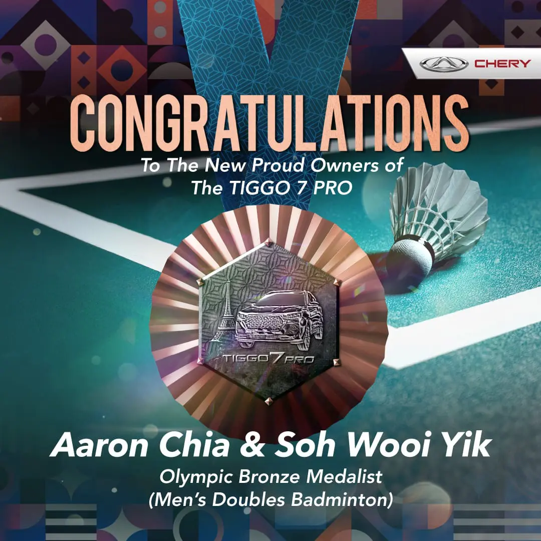 congratulations post by cherry to Aaron chia and soh wood yik