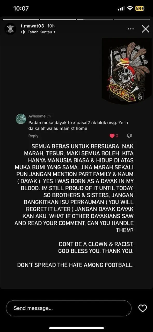 Screenshot via Ig/@t.mawat03