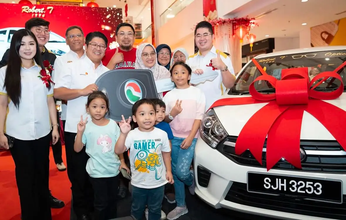 6yo boy won perodua axia