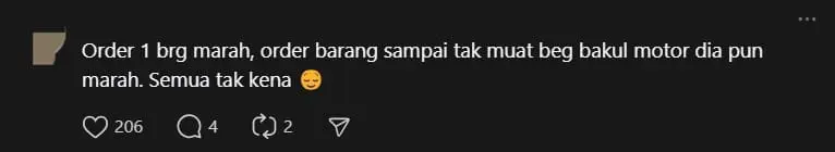 M'sian Woman Orders Drink At 12am, Rider Rudely Replies: 'Enjoy Until You Get Diabetes' comment 1