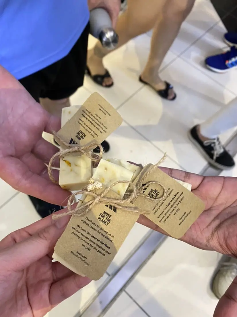 Goodies; soap from Adidas ARKL Run 2023 