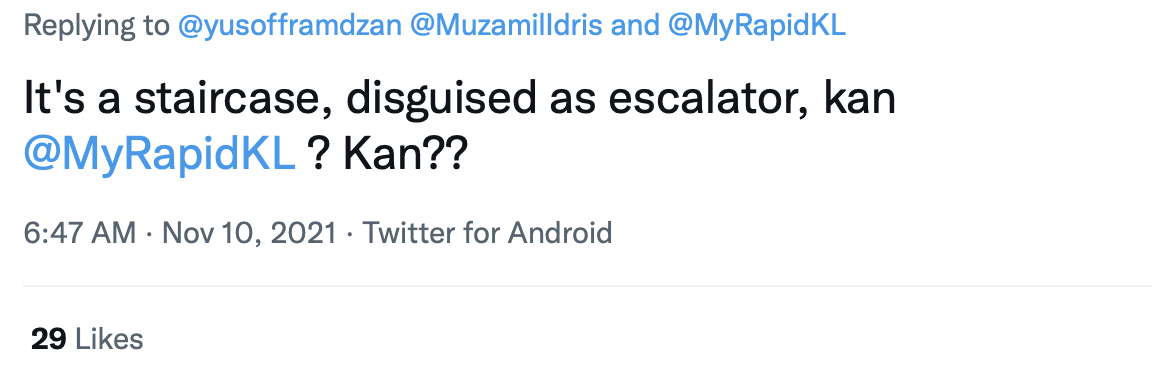 A LRT escalator in KL has been fixing for 5 years and... it's still not fixed yet(3)