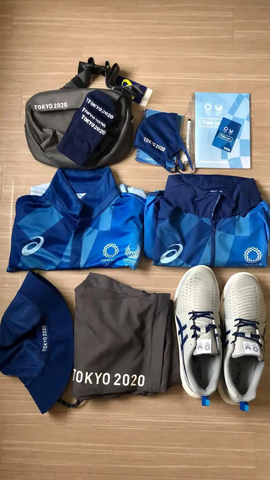 How Yee shows his volunteer set for the Tokyo Paralympics.