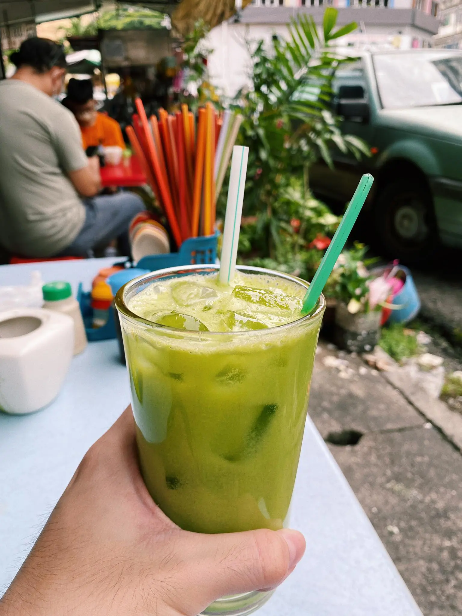Asian Pear Drink at 168 Wantan mee pudu KL