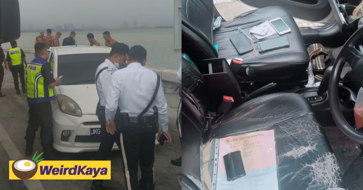 Authorities race against time to locate Myvi owner who allegedly jumped off Penang Bridge