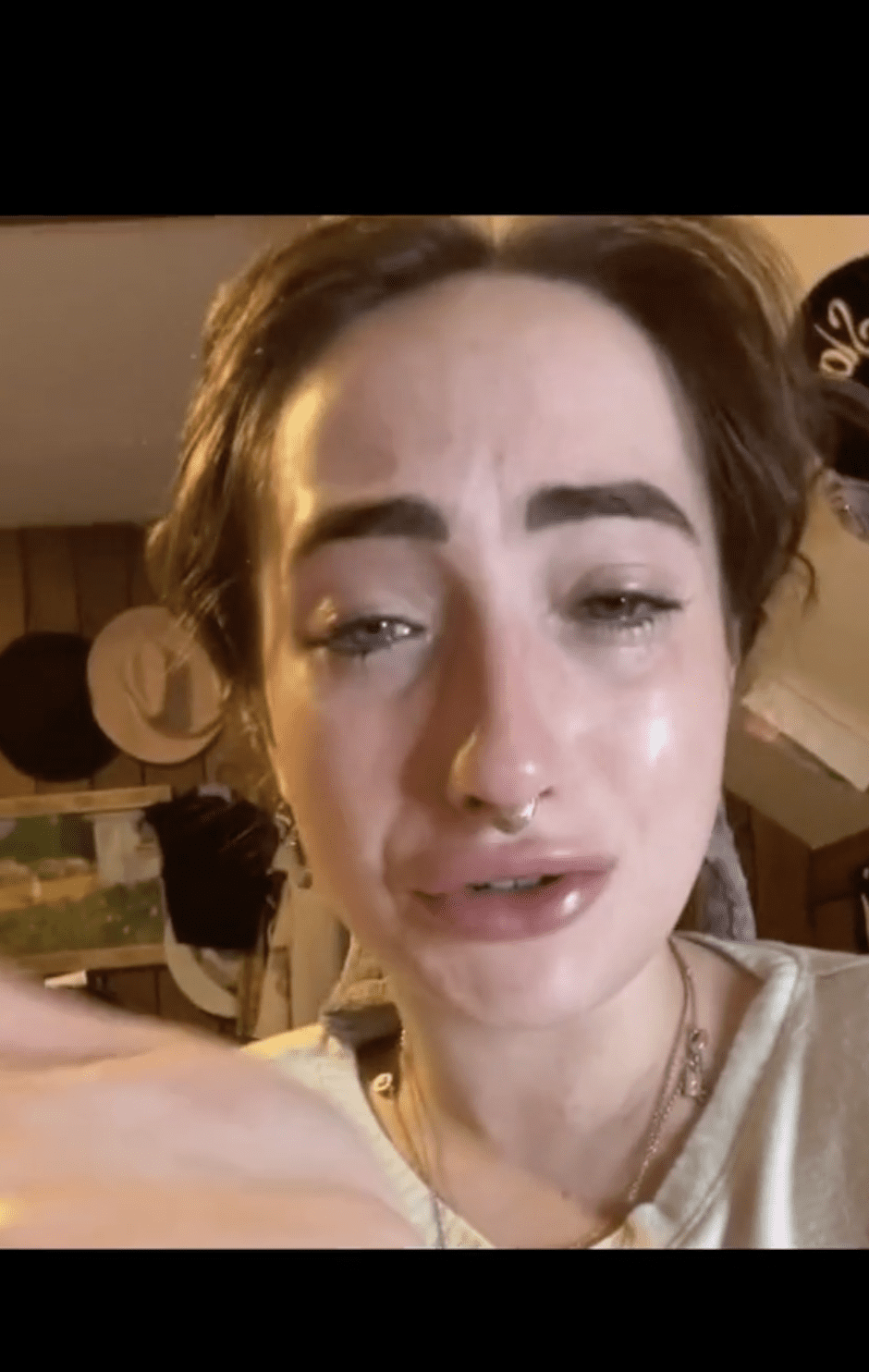 Carli showcasing her AirPods