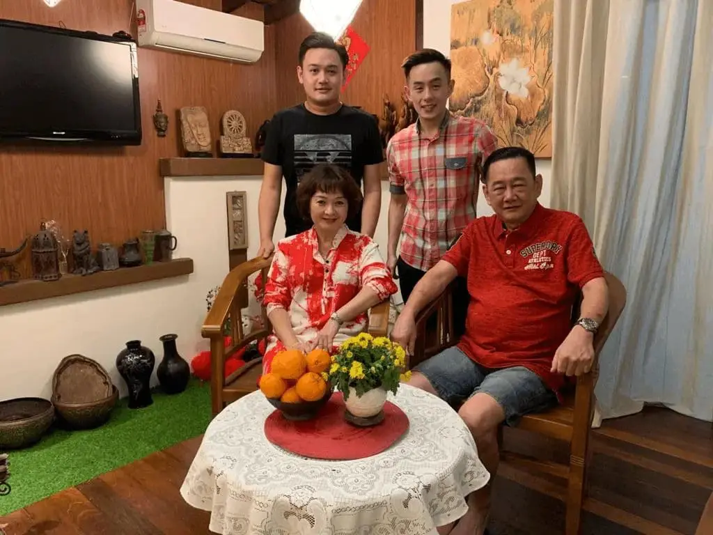Chaoming and his family. Provided for WeirdKaya