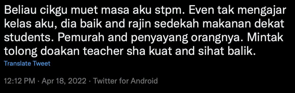 Dedicated teacher in Johor wears oxygen mask to continue her teaching at school comment 04