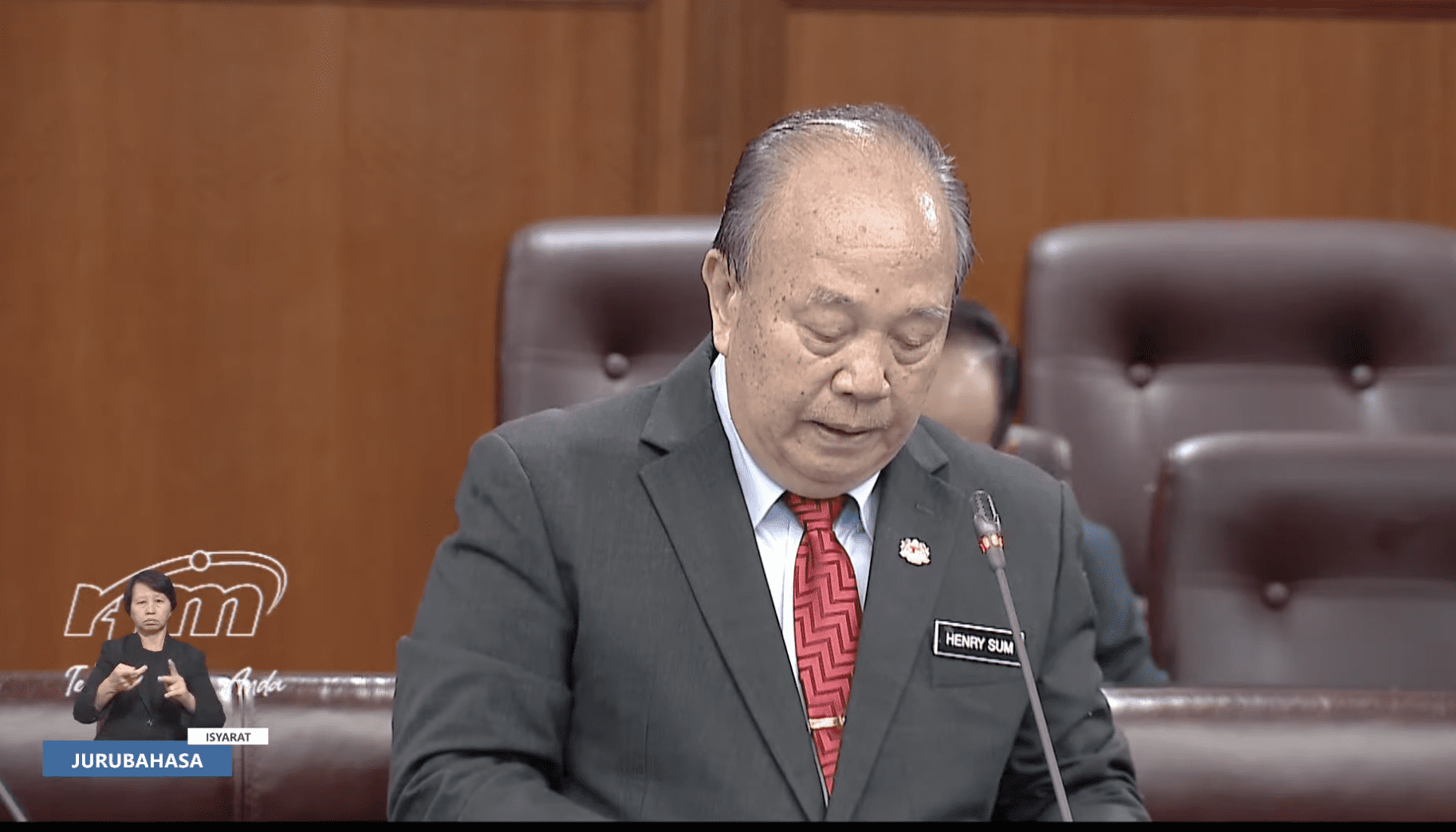 Deputy Transport Minister Henry Sum Agong