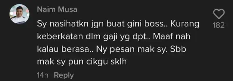 Dont be like this - netizen questioned