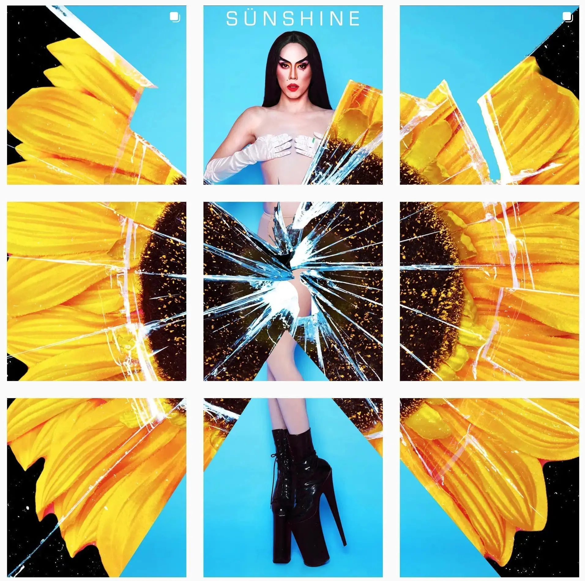 A snapshot from Malaysia based drag queen Kumela's instagram