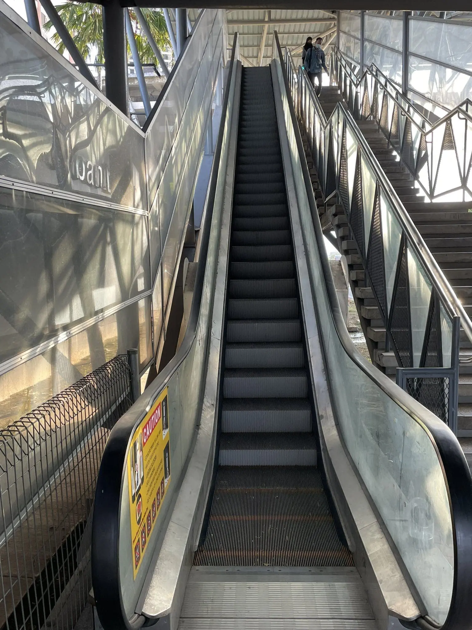 Escalator at Sri Rampai LRT station(1)