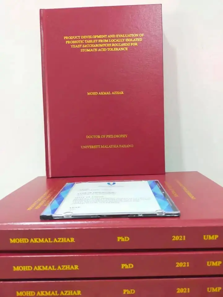 Foodpanda rider receives phd degree at Universiti Malaya Pahang (UMP).