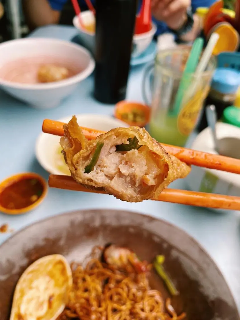 Fresh prawn dumplings(fried)