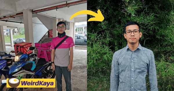 From foodpanda delivery rider to accountant fauzan hasany