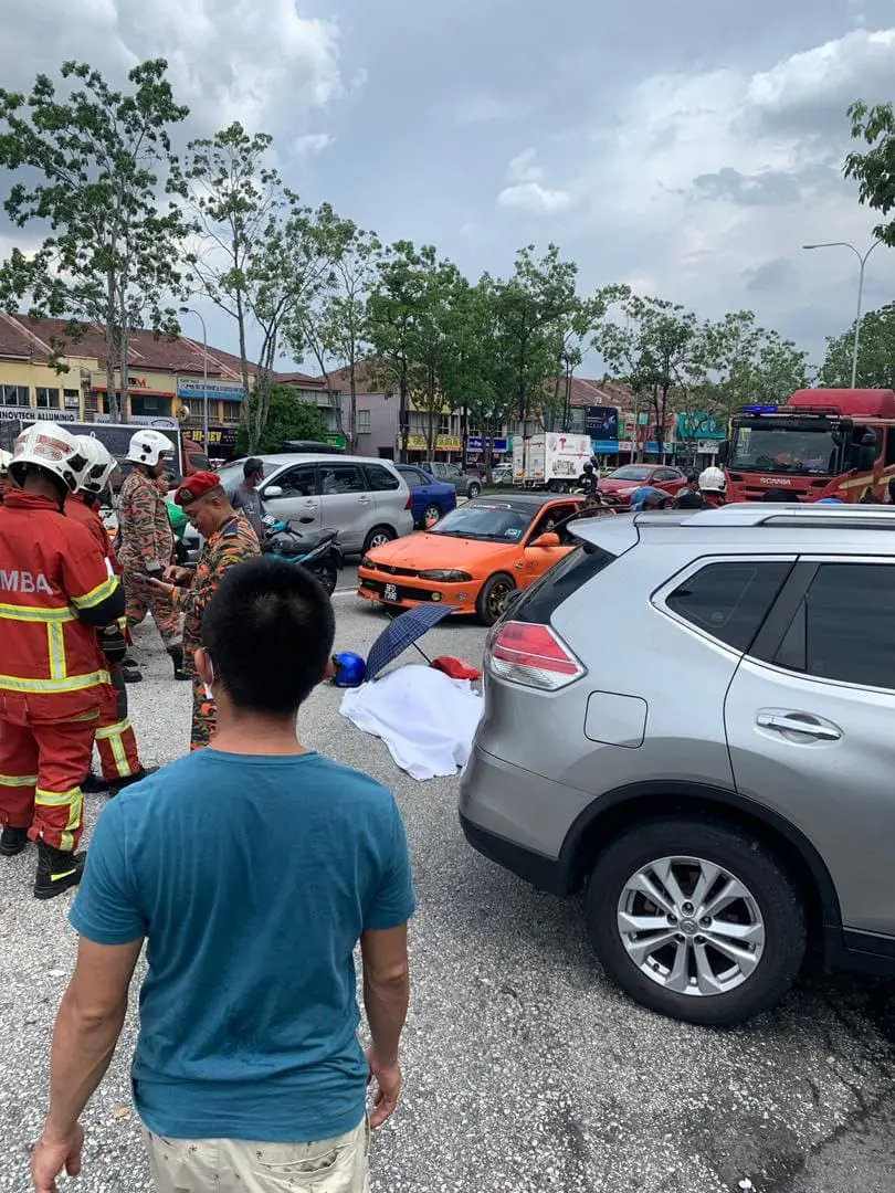 Grab rider died on the spot
