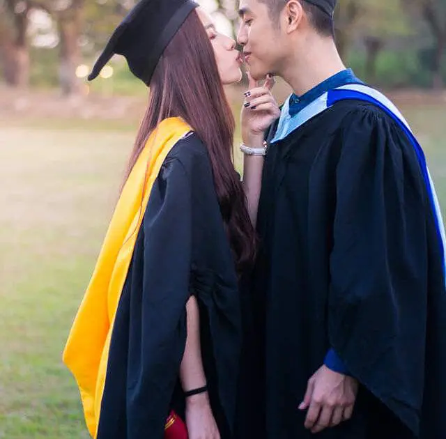 Yeefon and Jia Ning graduated together at UTAR,Kampar.