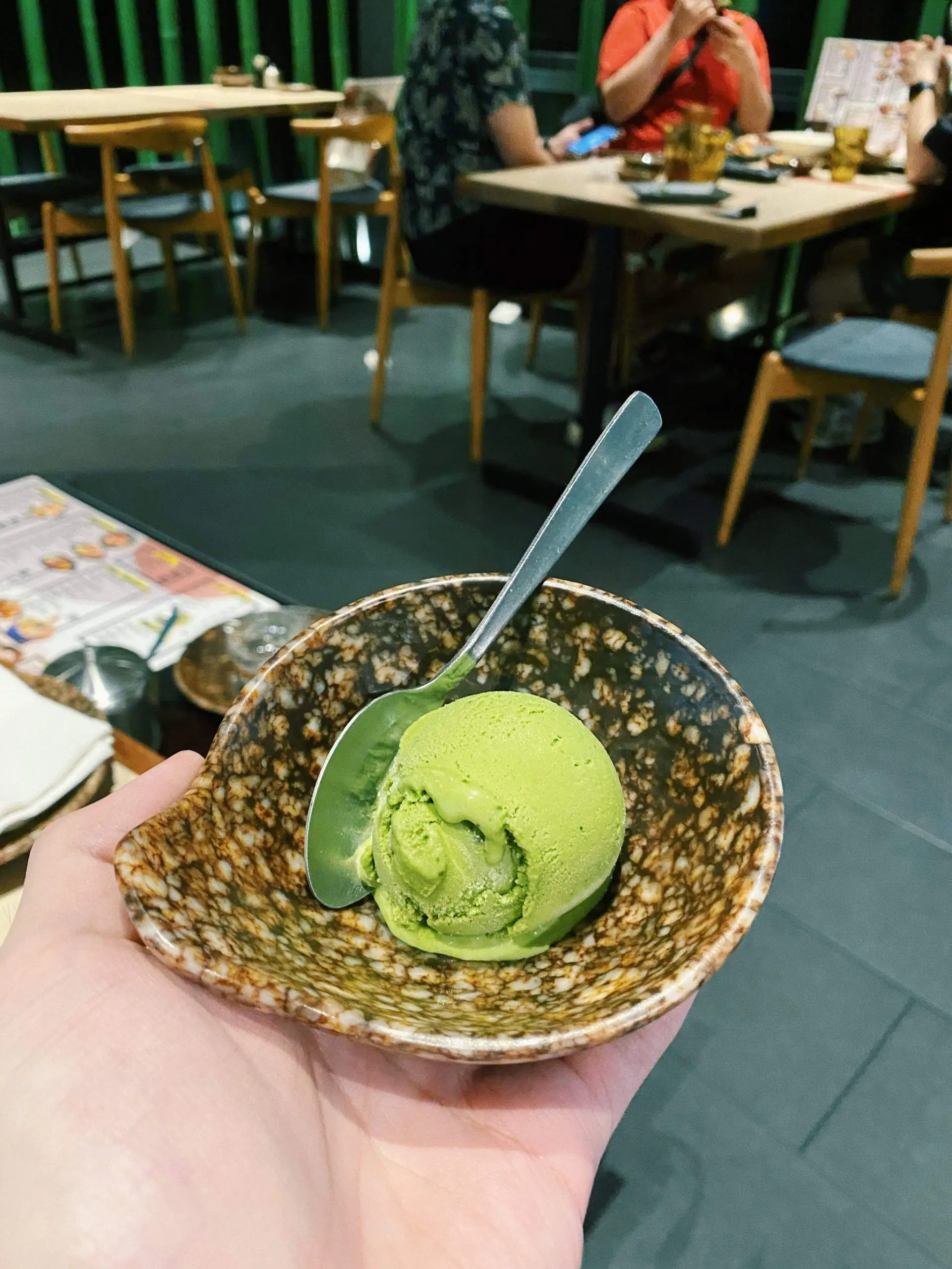 Green tea ice cream Mitasu KL