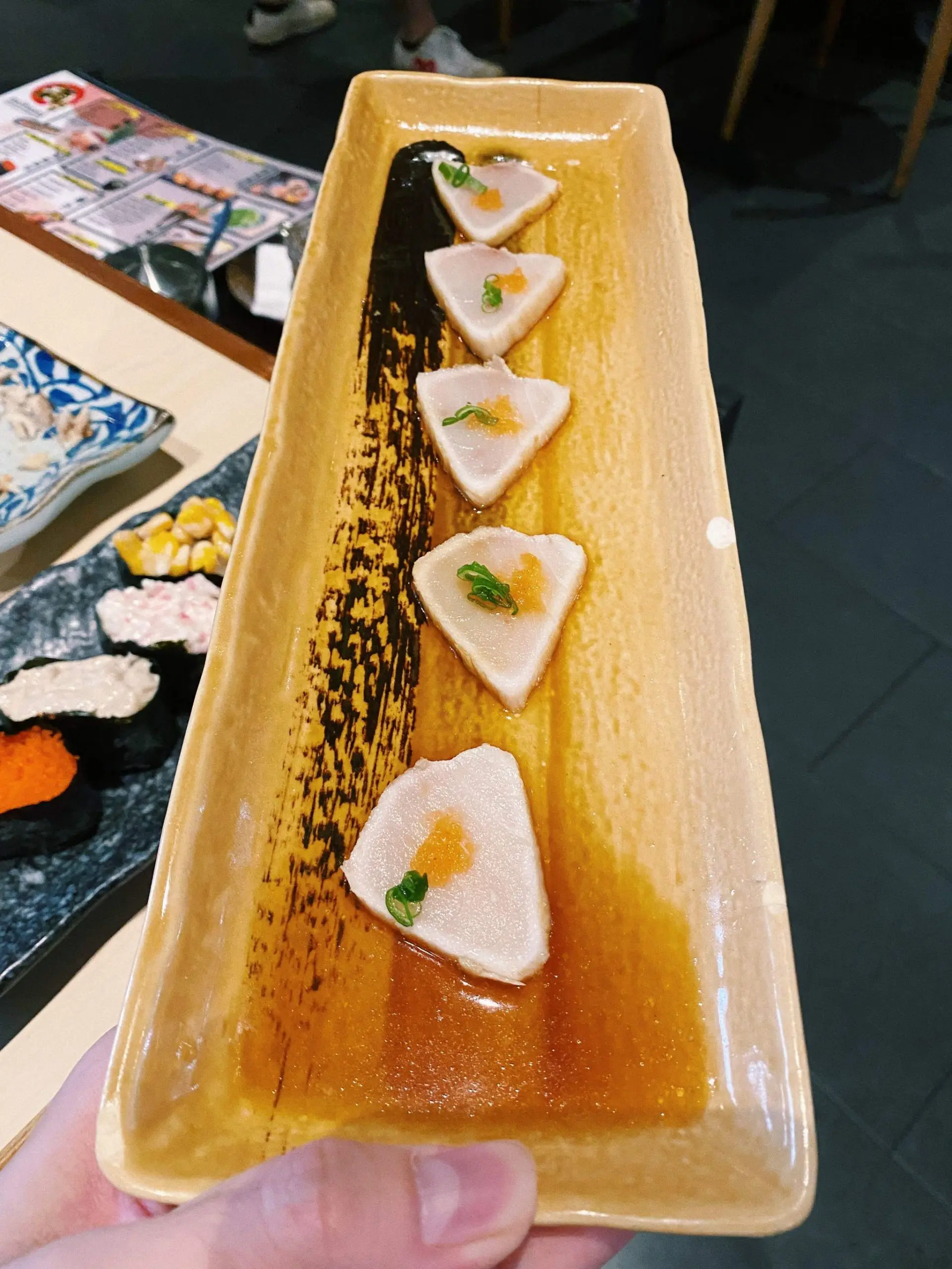 Half Grilled Butter Fish (Abura Boza Tataki)