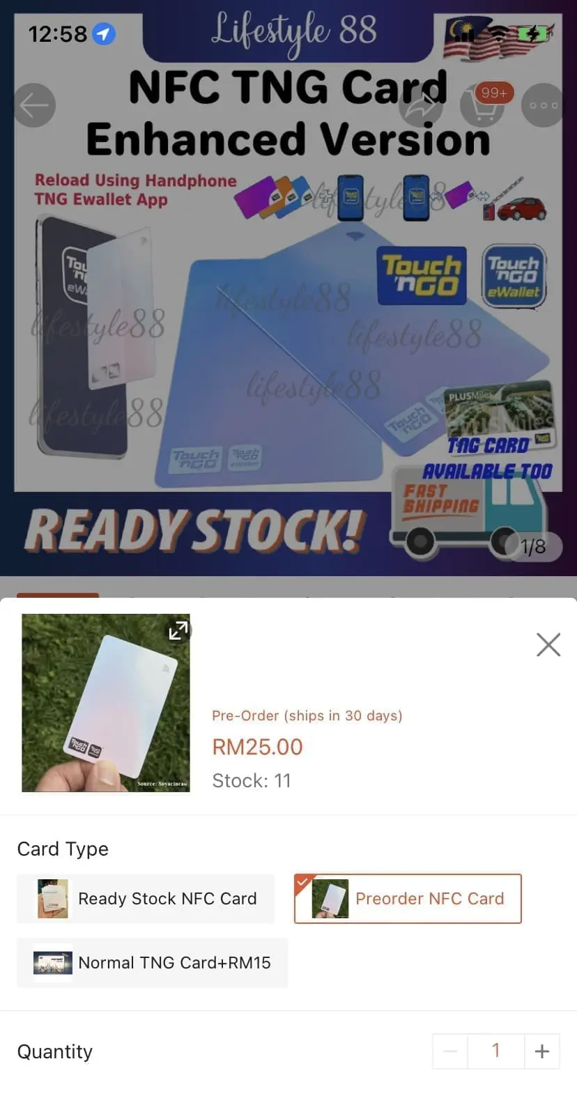 Enhanced TnG Pre-order