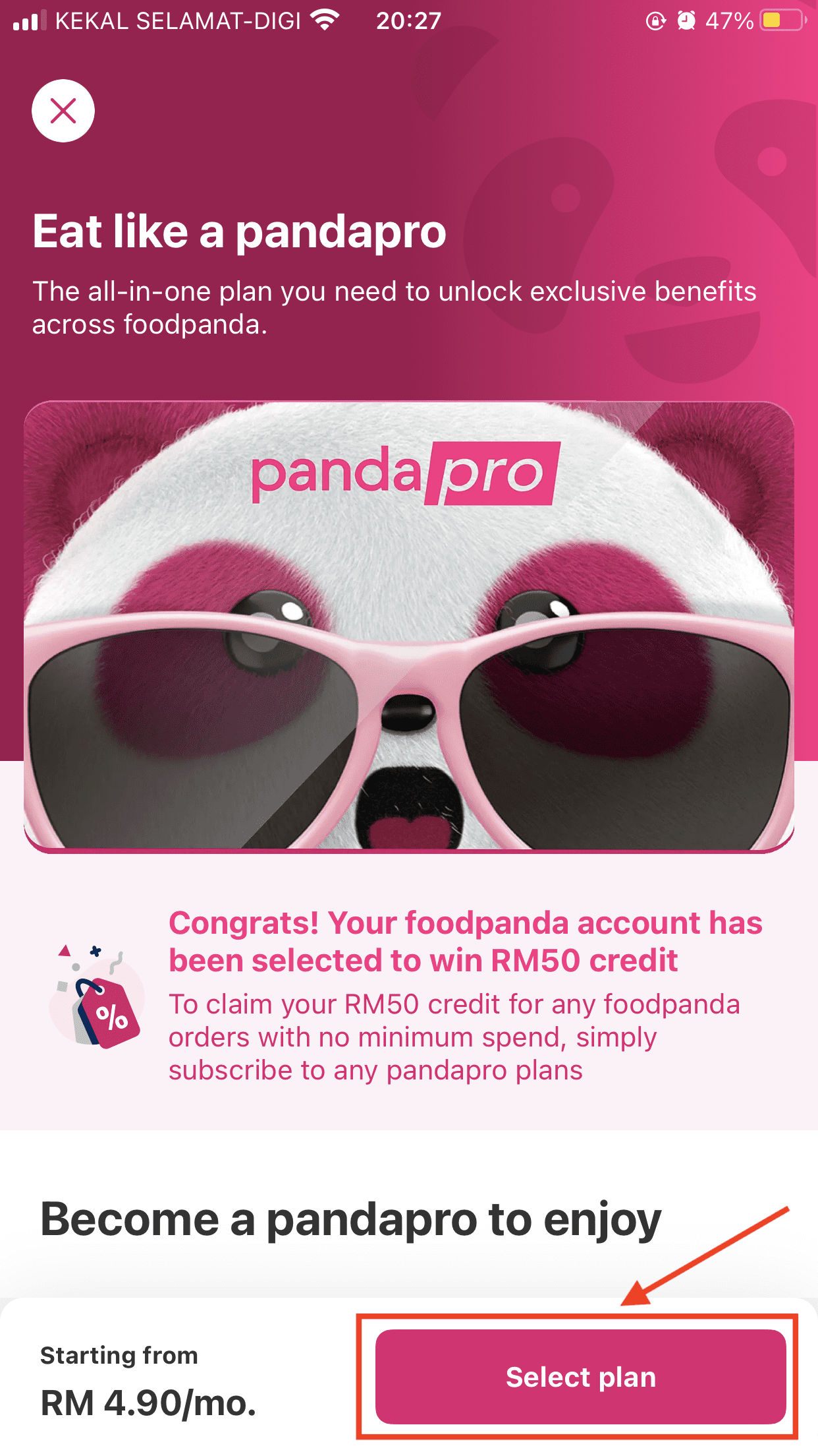 Life sucks with inflation? Let pandapro save you up to RM50 Monthly