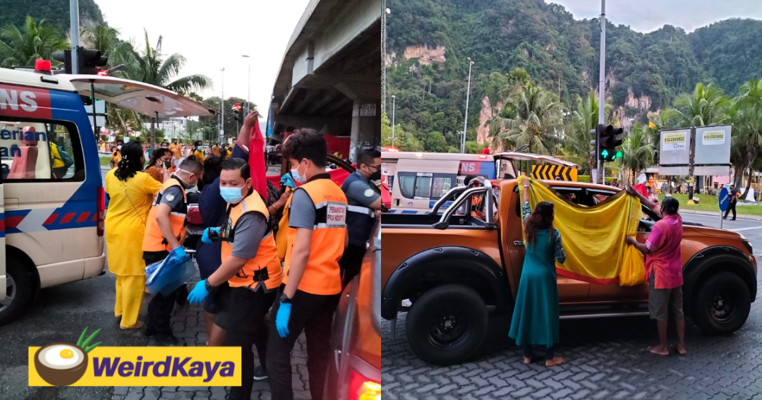 It's a baby girl! Thaipusam devotees help woman give birth outside Batu Caves temple