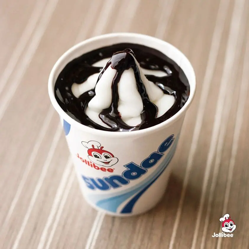 Jolibee Sunway Pyramid Chocolate Sundae