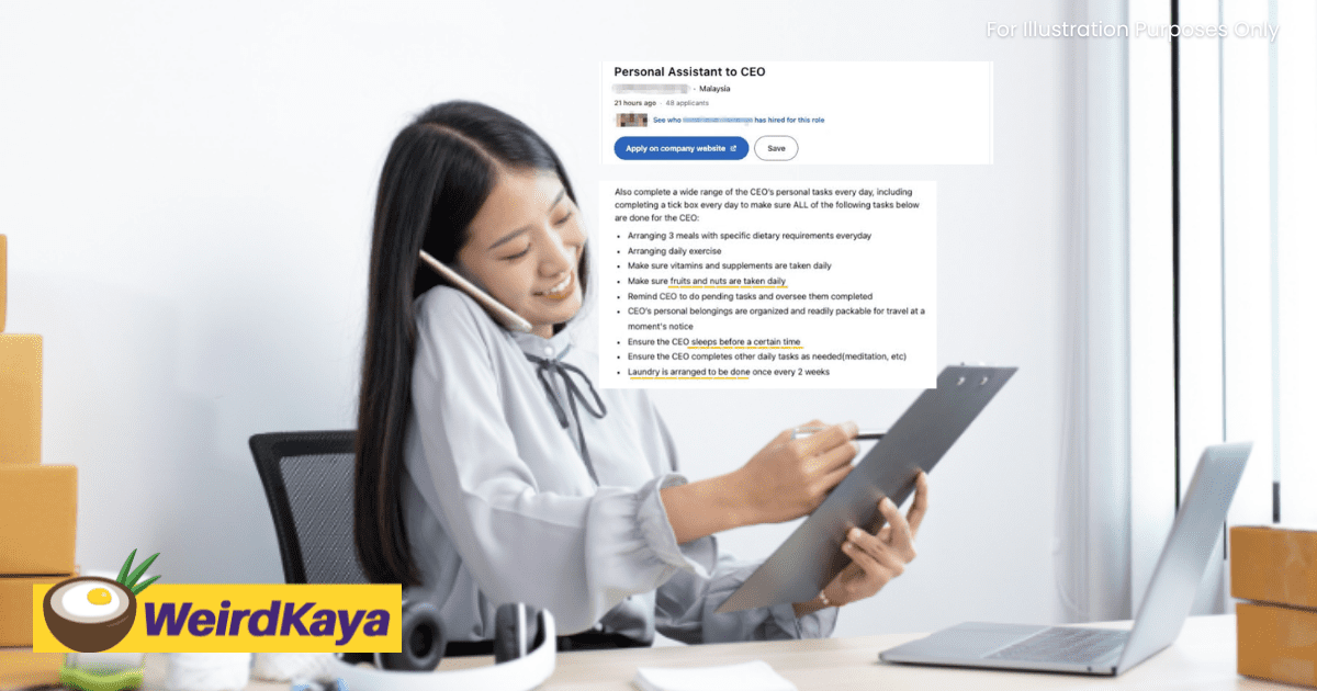 "Is This For A Personal Assistant Or Nanny?" — M'sians Amused By LinkedIn Job Posting