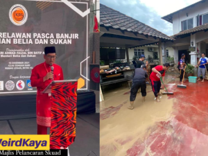 Faizal Azumu formal ceremony on flood meeting