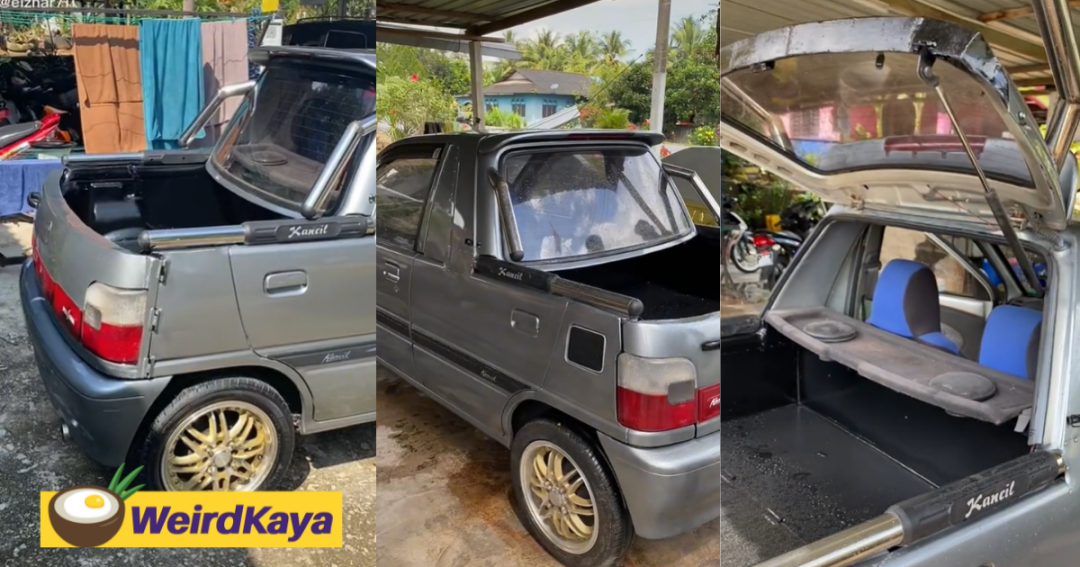Kancil Hilux? Creative netizen turned a tiny national car into a pickup