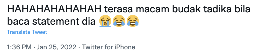 Logging good for tiger twitter comment 02