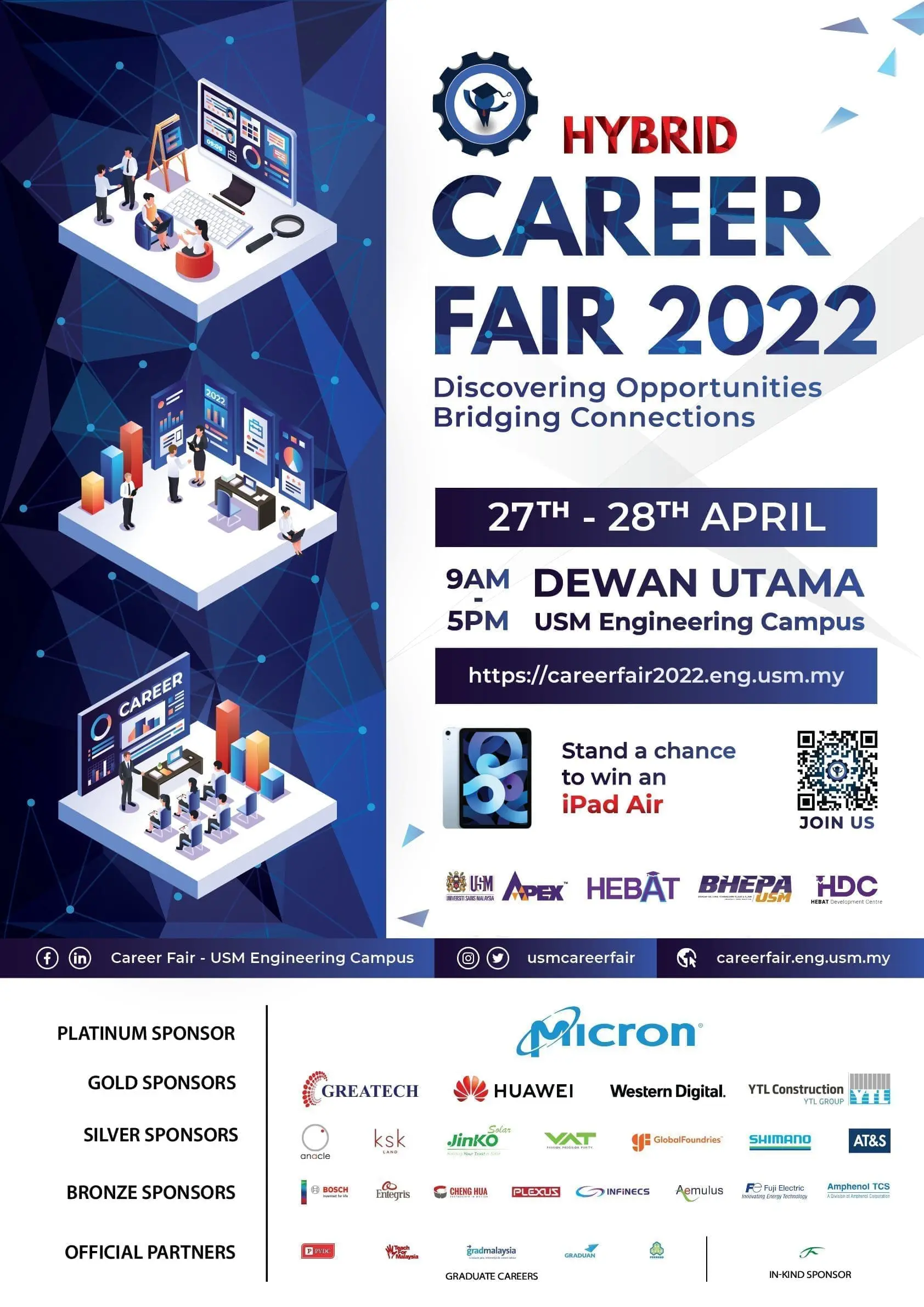 Expand your worldview with USM's Hybrid Career Fair 2022!