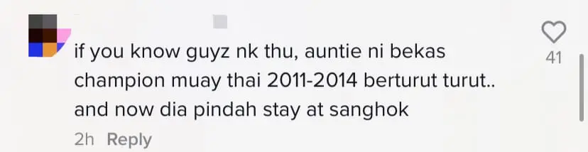 Mak Cik KungFu smackdown thief who stole her phone comment 03