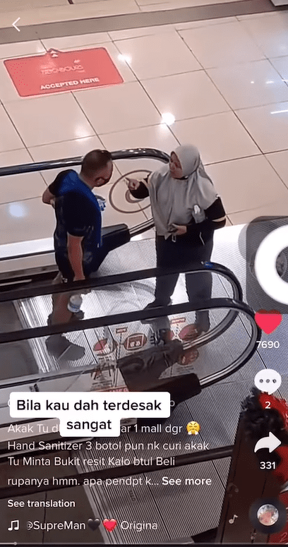 Man caught stealing hand sanitizers