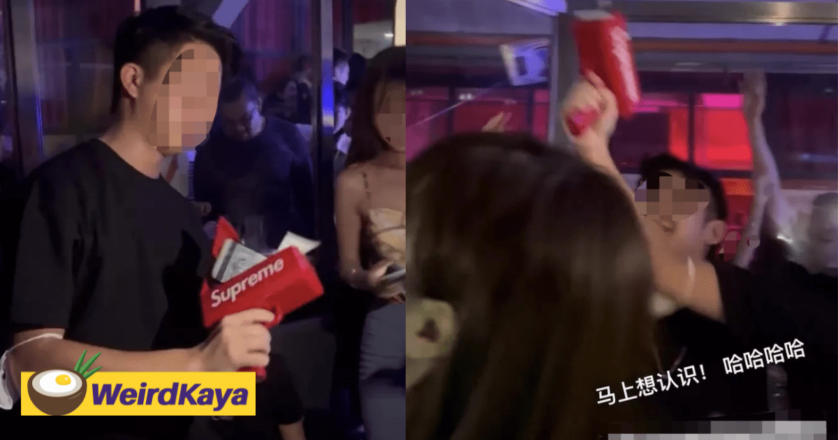 Man spayed Rm100k worth of cash at subang nightclub