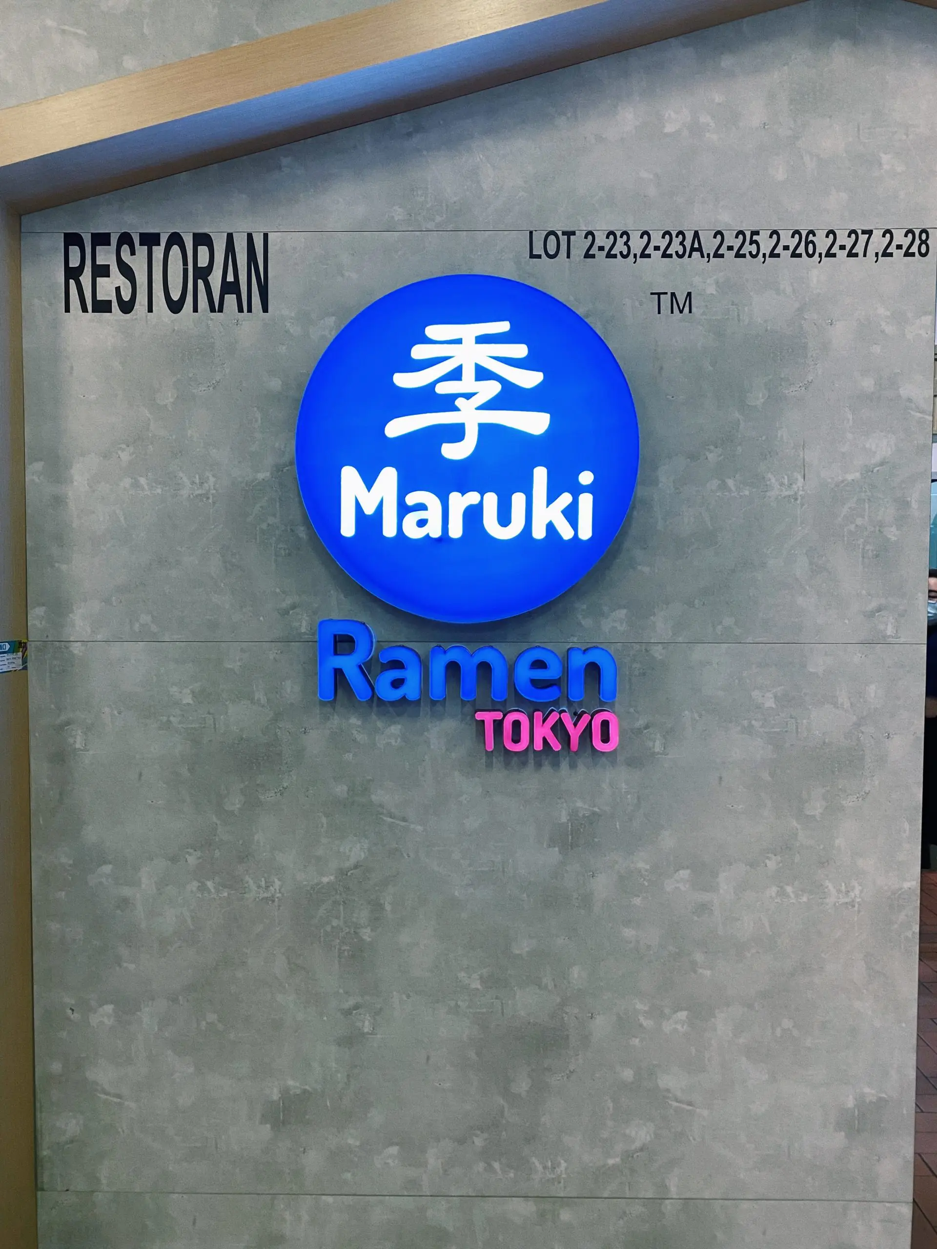 Maruki Ramen Tokyo at The Linc KL