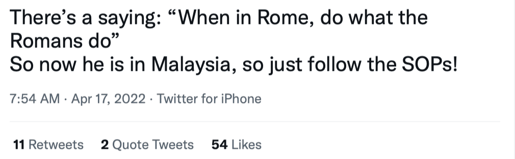 Maskless caucasian man tells guard to 'F**k off' after being told to wear a mask at Ampang shopping mall 01