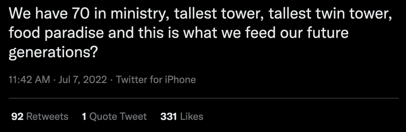 RMT lunchbox spark controversy, comment 