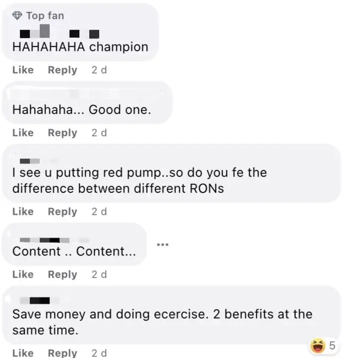 M'sian Shakes His Car At SG Petrol Station To Impersonate S'porean Pump Refuel Tactics comment 01