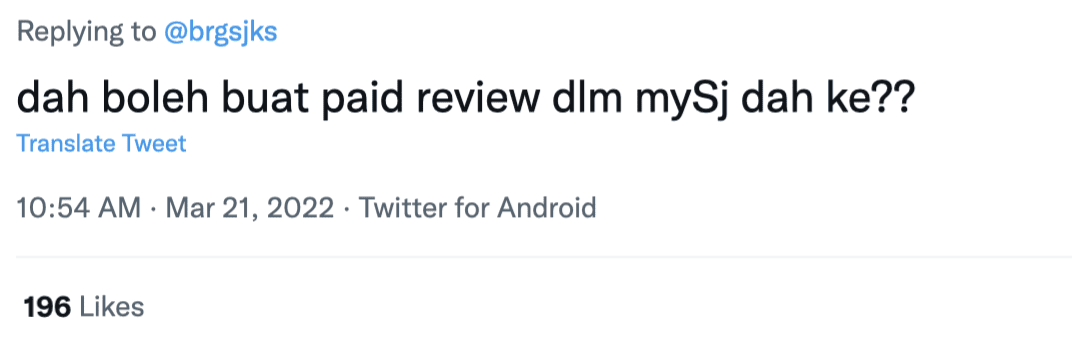 MySejahtera Blue tick verification comment 03