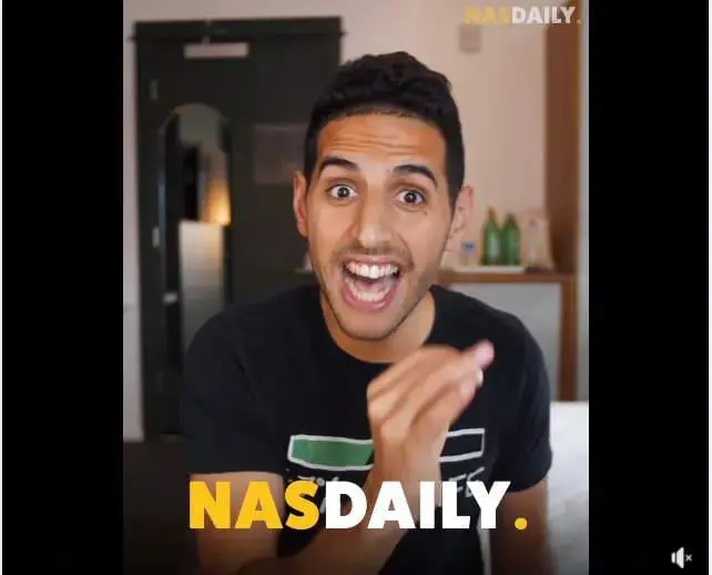 Nuseir Yassin debunks claims in his video. Credit: Nas Daily Tagalog