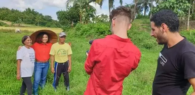 Nas daily, or Nuseir Yassin  with Louise de Guzman Mabulo